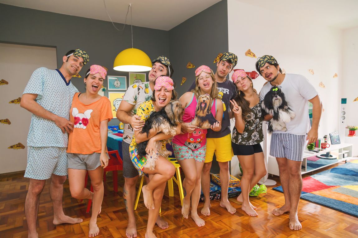 Festa do pijama (como fazer aí na sua casa)!