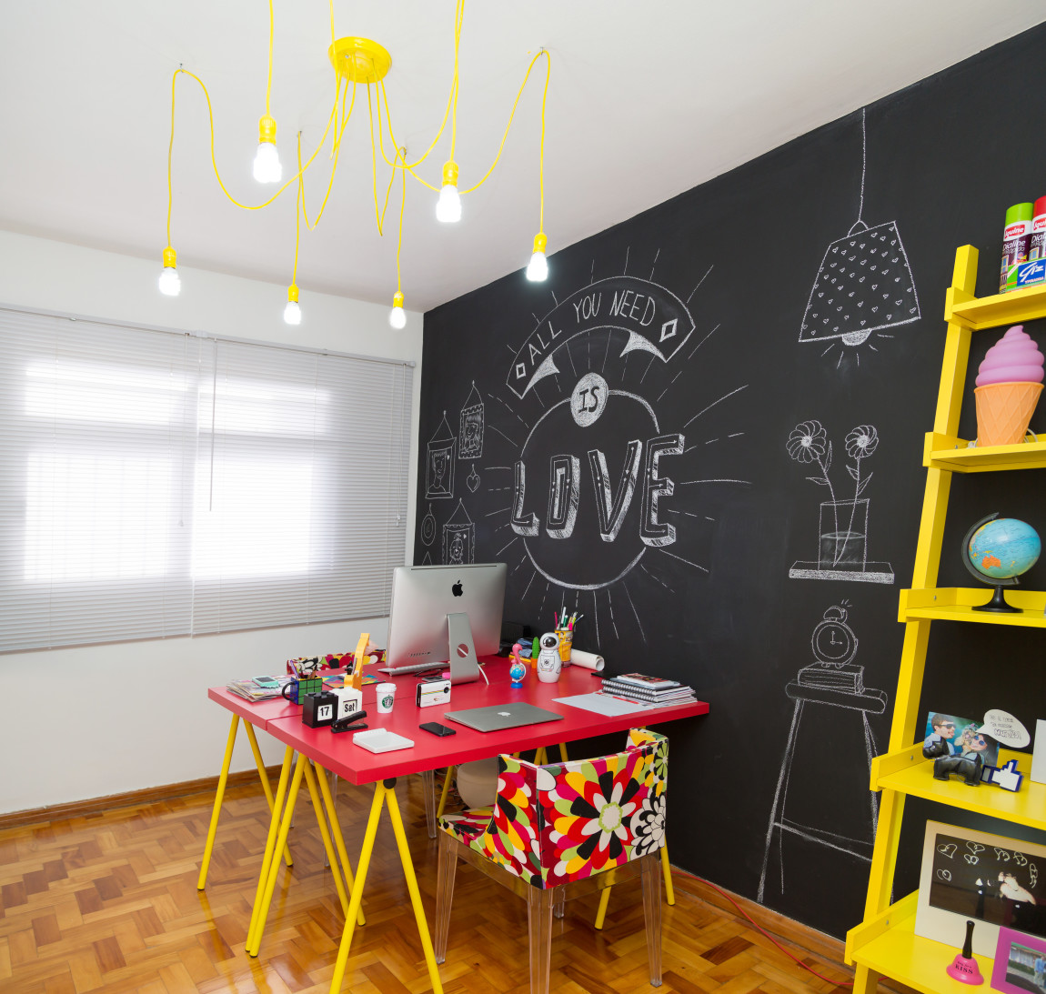Tour pelo meu home office (antes e depois).