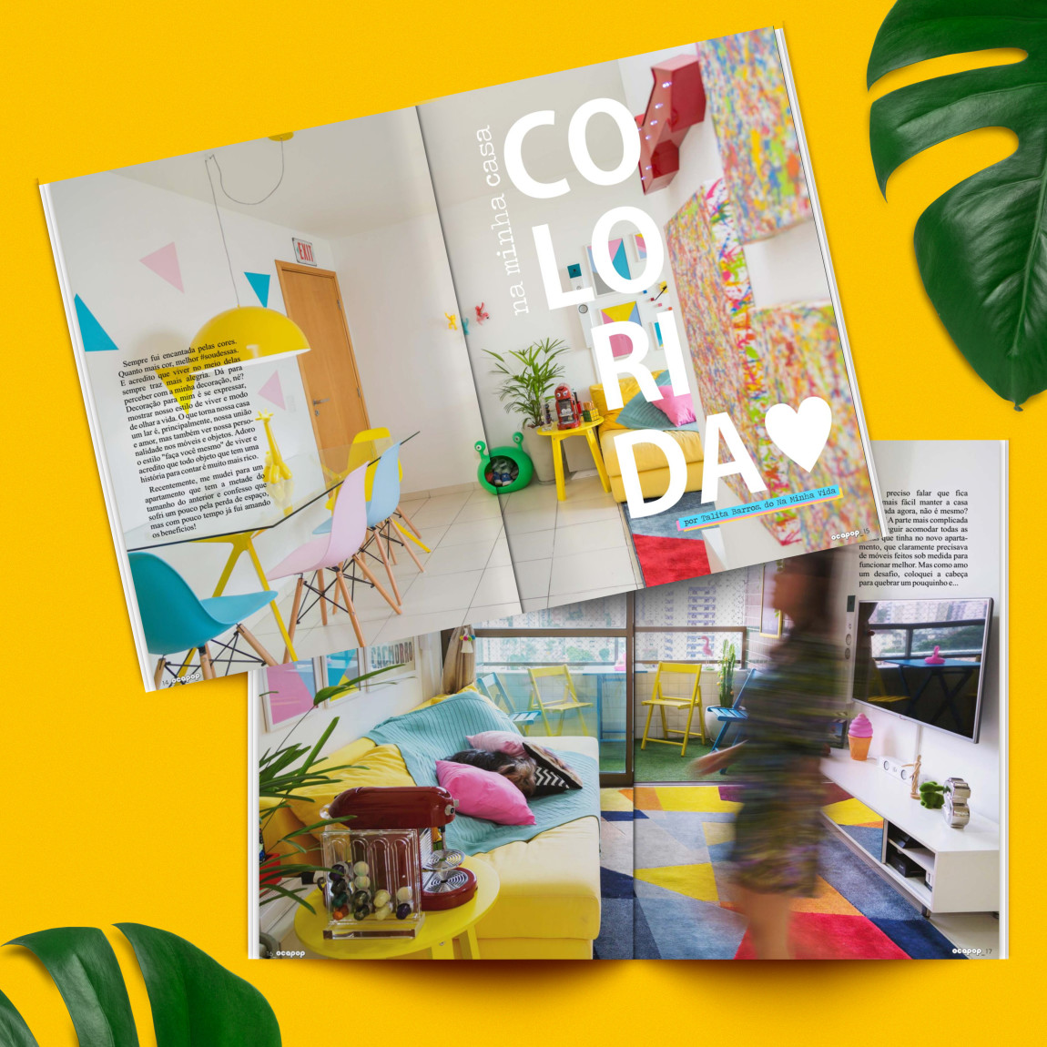 Minha casa na revista de decor, novamente.